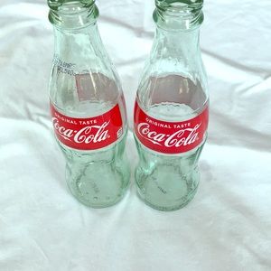 Old glass Coca Cola bottles